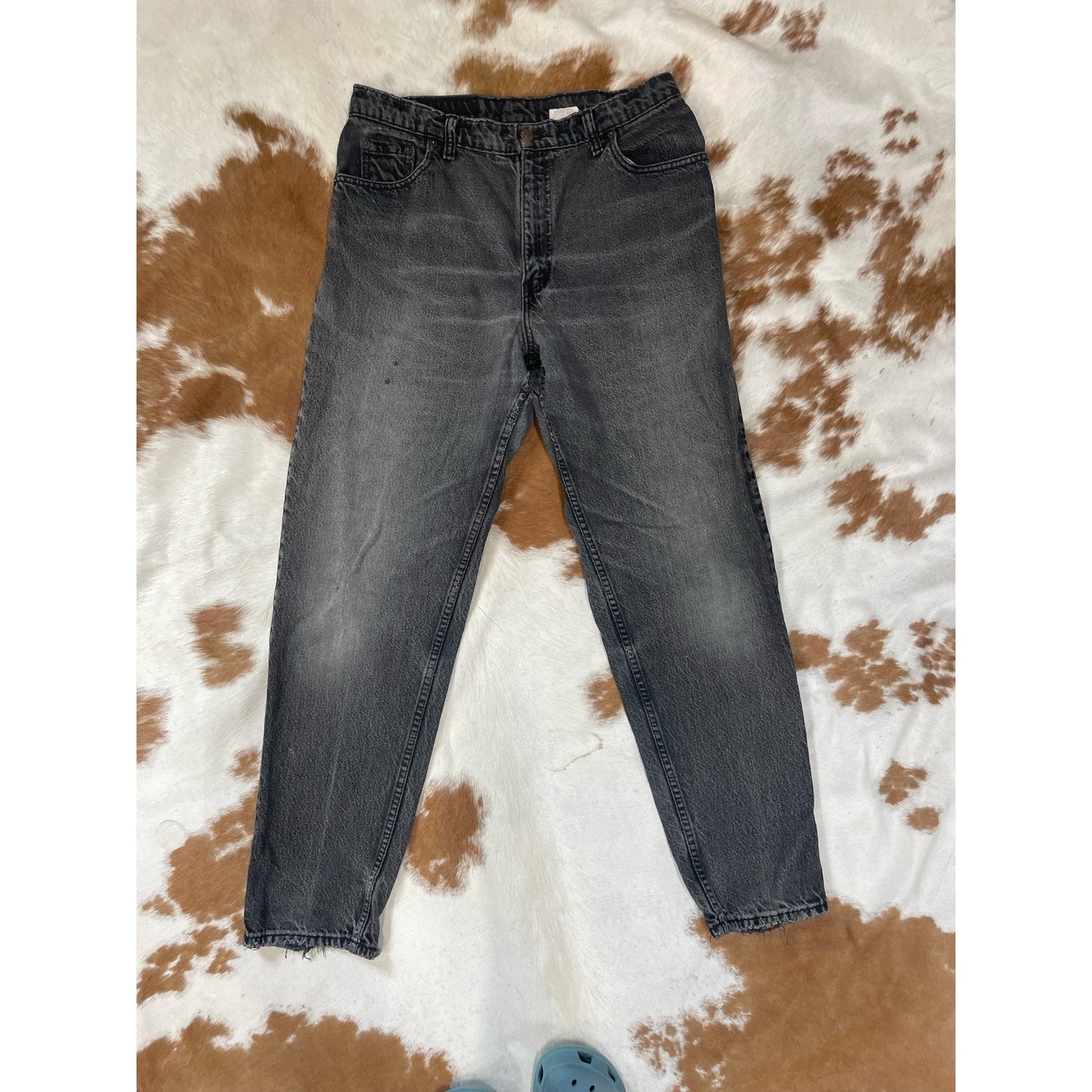 Vintage 90s 550s Black Denim Levi Jeans