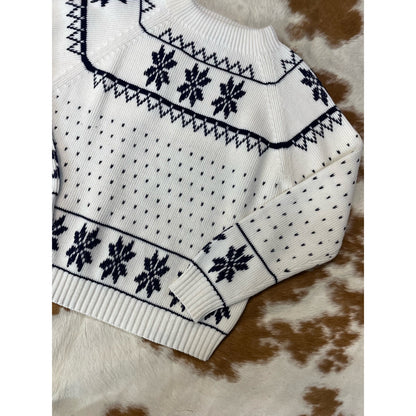 Vintage 70s JCPenney's Snowflake Acrylic Sweater