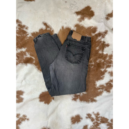 Vintage 90s 550s Black Denim Levi Jeans