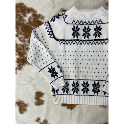 Vintage 70s JCPenney's Snowflake Acrylic Sweater