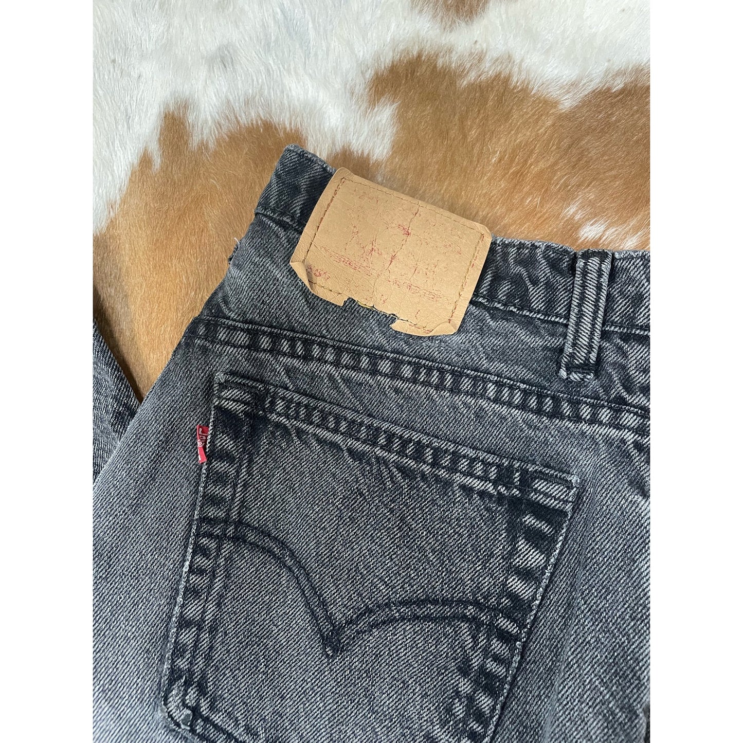 Vintage 90s 550s Black Denim Levi Jeans